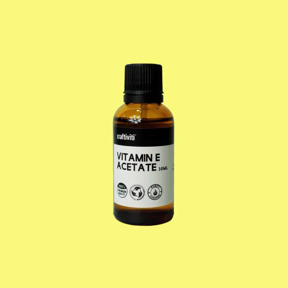 Vitamin E in Crafting & Skincare: Tocopherol vs. Tocopheryl Acetat Vitamin E in Crafting & Skincare: Tocopherol vs. Tocopheryl Acetat