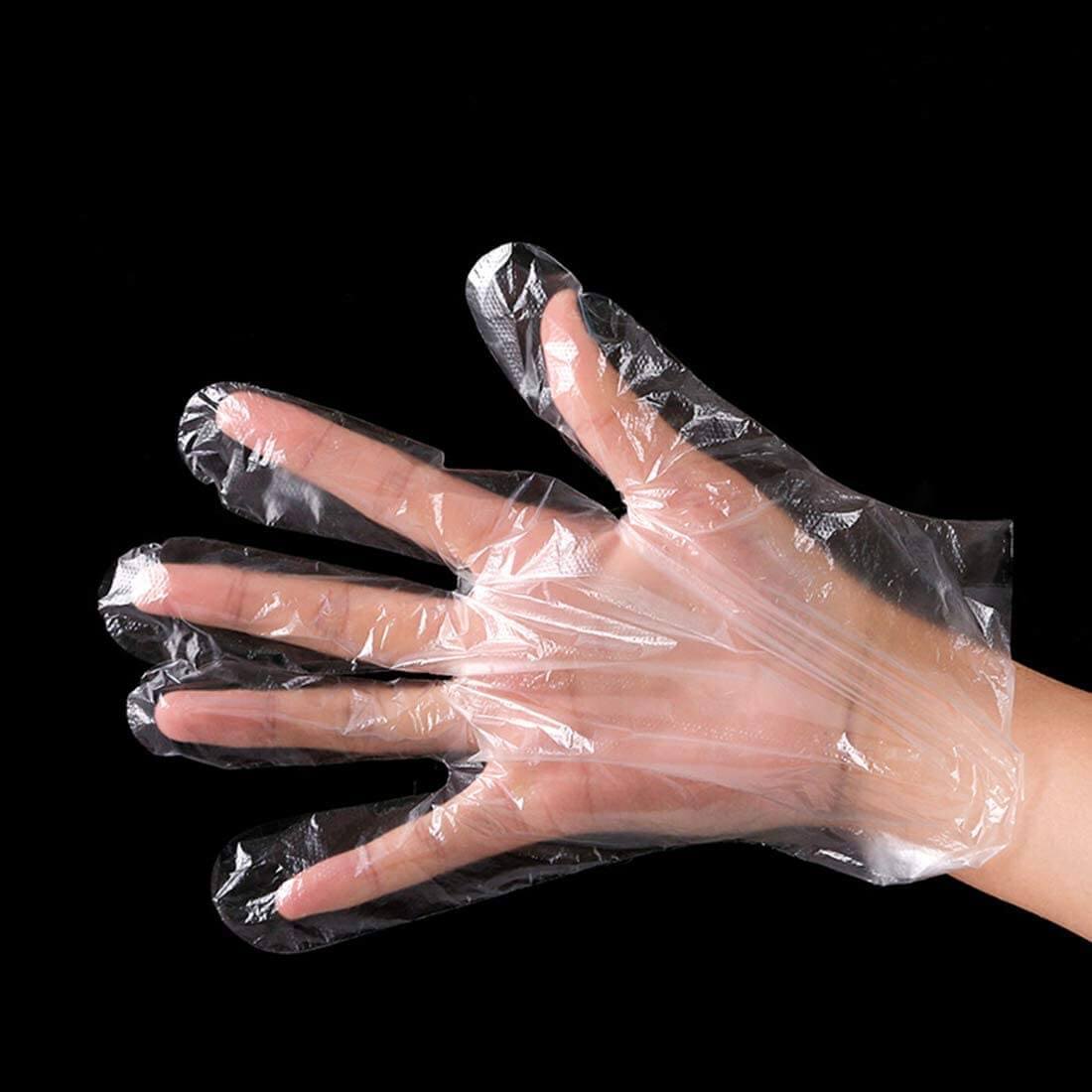 Disposable Plastic Gloves - 100pcs - Size Large