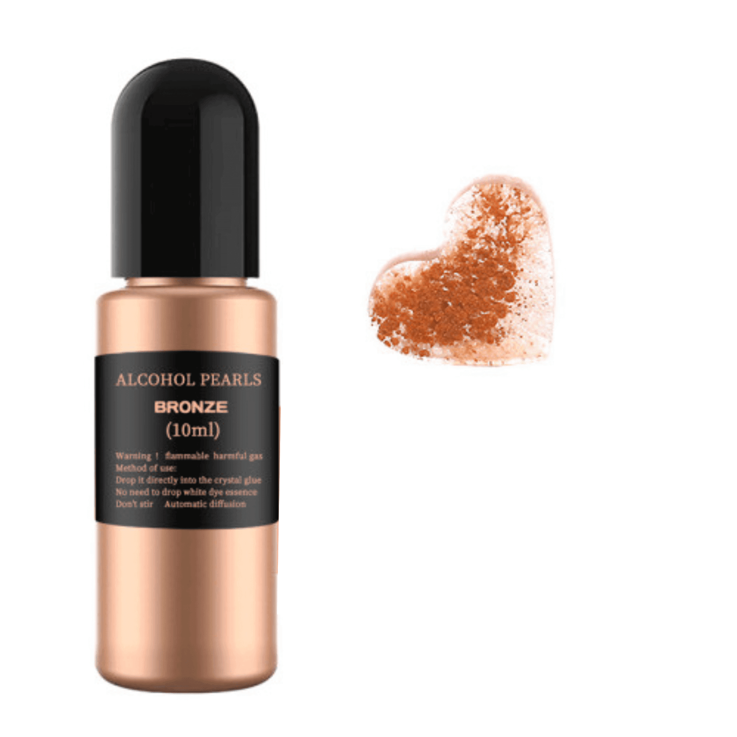 Metallic Epoxy Resin Alcohol Ink - 10ml - Bronze
