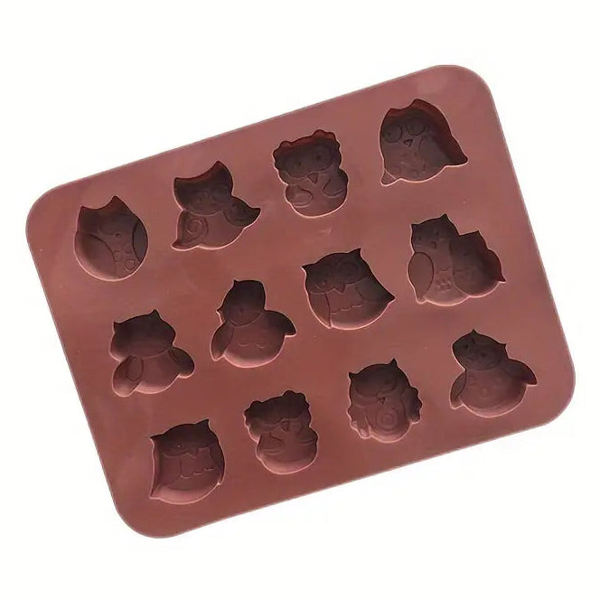 Owl Silicone Mold - 12pcs