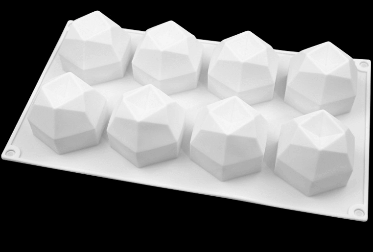 Cubism Silicone Mold (75g) - 8 bars