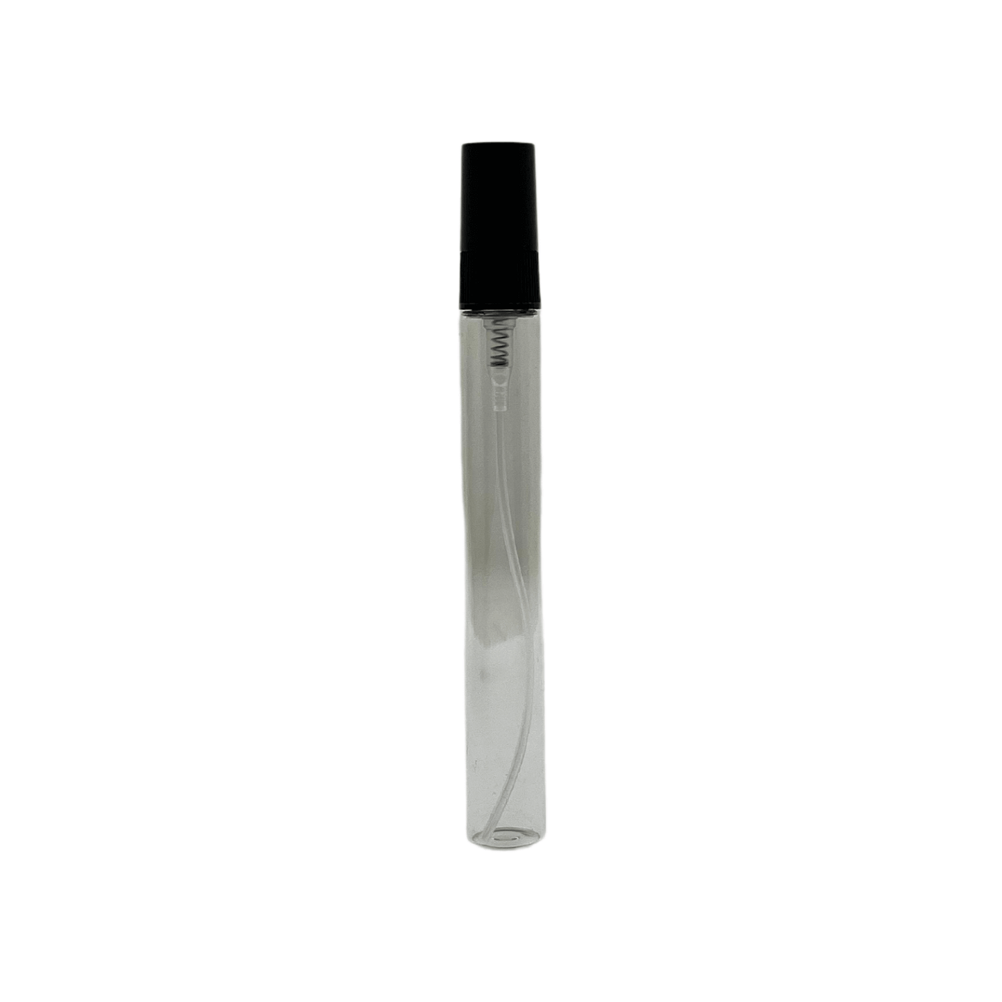 Perfume Glass Bottle Spray Cap - 10ml (Thin) - Black Cap
