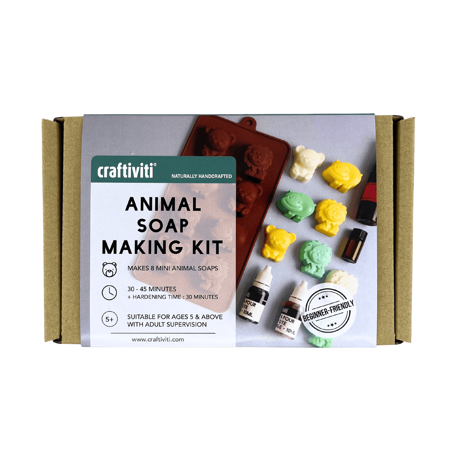 Crafti-Kit - Melt & Pour Animal Soap Making Kit