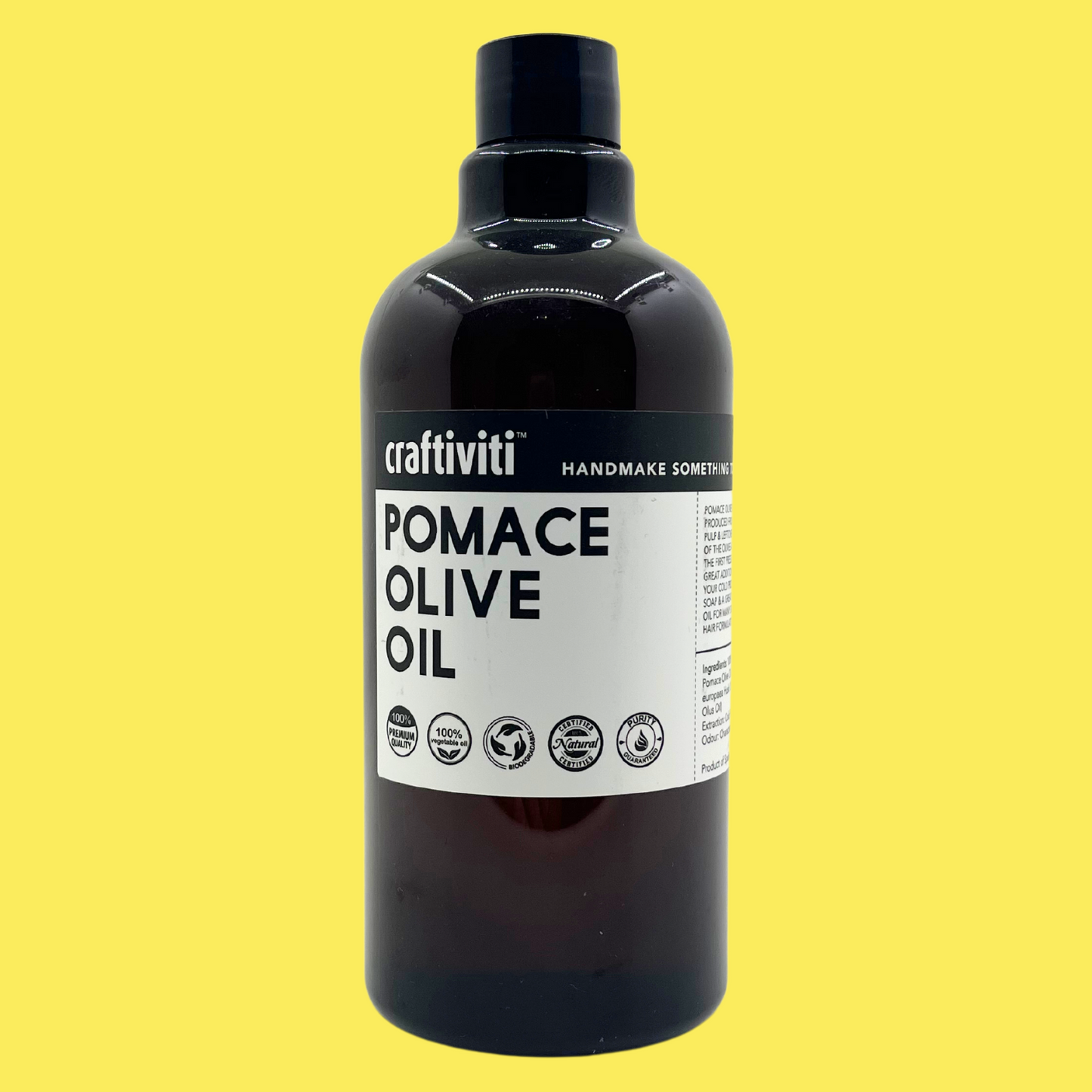 Pomace Olive Oil (Spain) - Cosmetic Grade