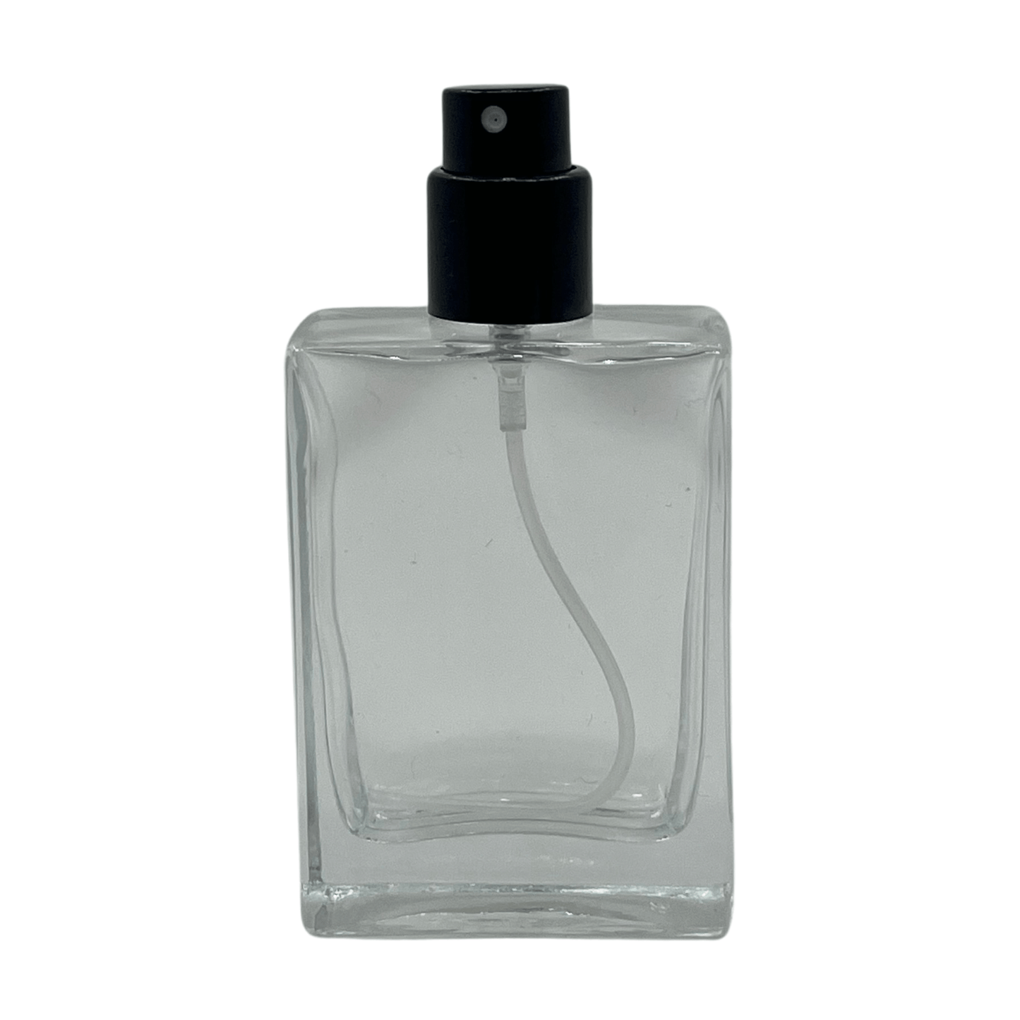 Perfume Glass Bottle Spray Cap - 10ml (Thin) - Black Cap