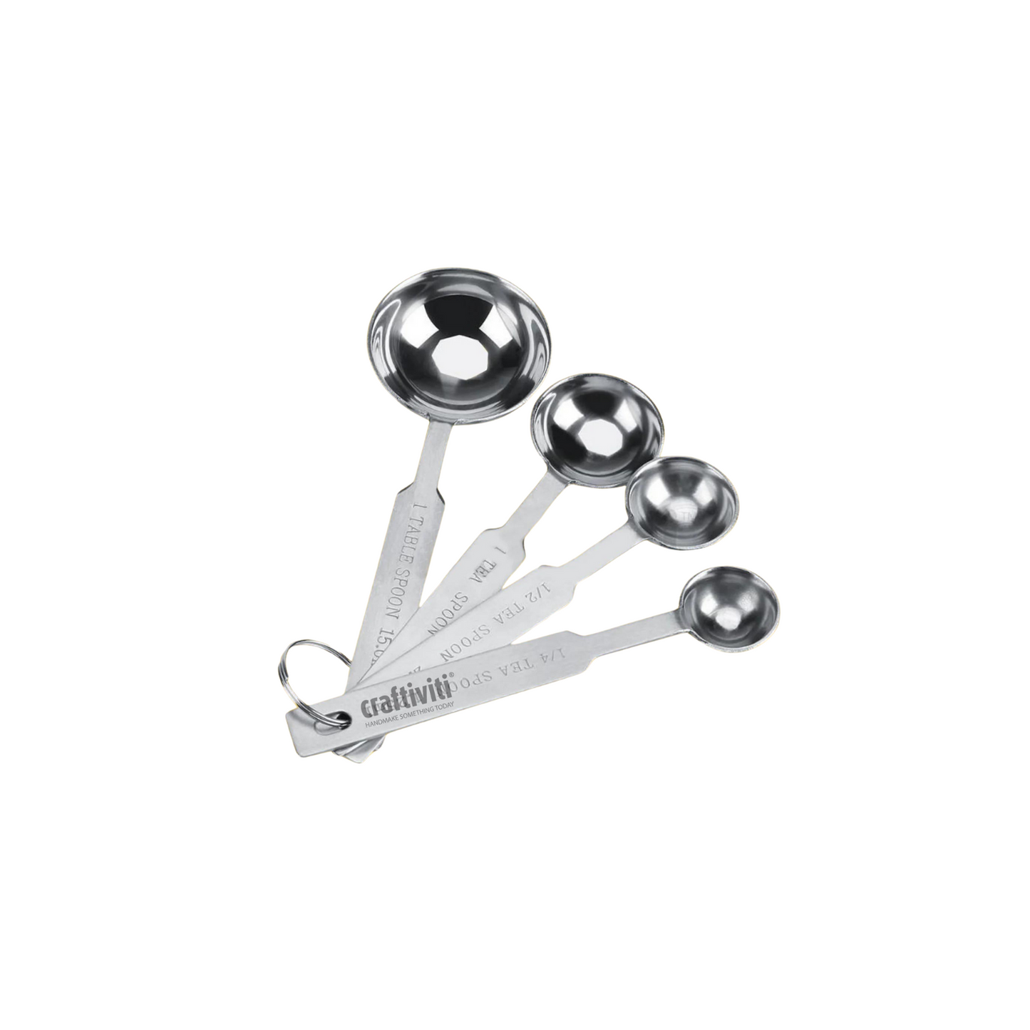 Stainless Steel Measuring Spoon Set - 4pcs