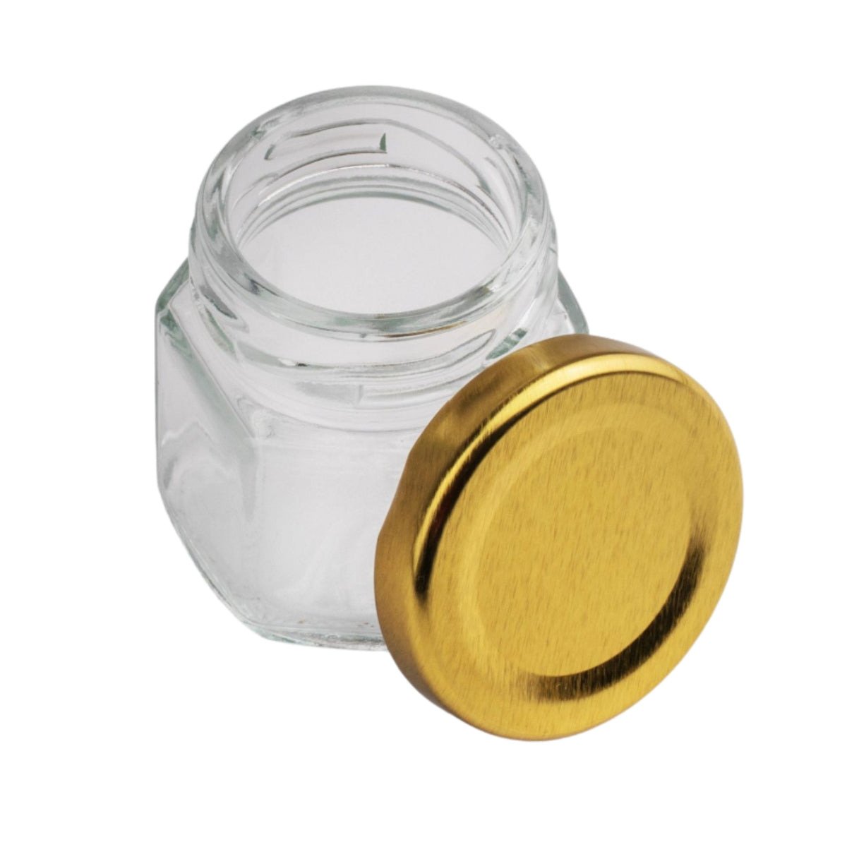 Glass Jar - Gold lid (approx. 90ml)
