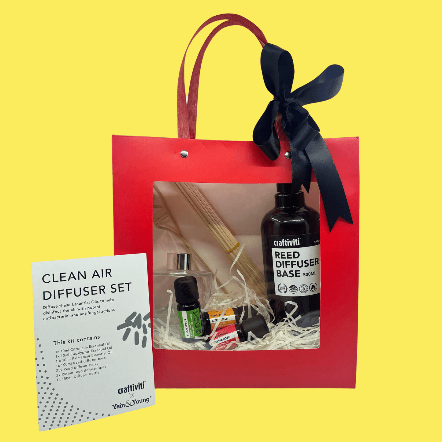 Clarity Boost Essential Oil Reed Diffuser Gift Set (LIMITED EDITION)