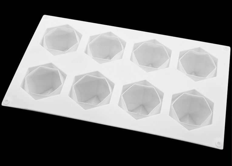 Cubism Silicone Mold (75g) - 8 bars