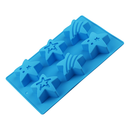 Star Silicone Mold - 6pcs