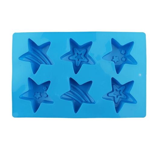 Star Silicone Mold - 6pcs