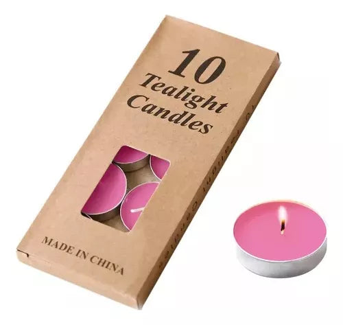 Tealight Candles - 10pcs (8mm x 35mm)