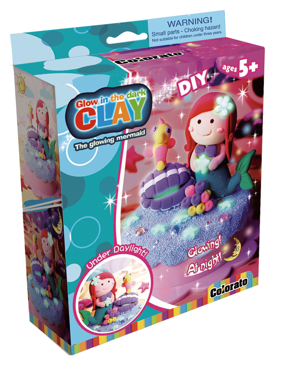 COLORATO: GLOW IN THE DARK CLAY : THE GLOWING MERMAID C7R