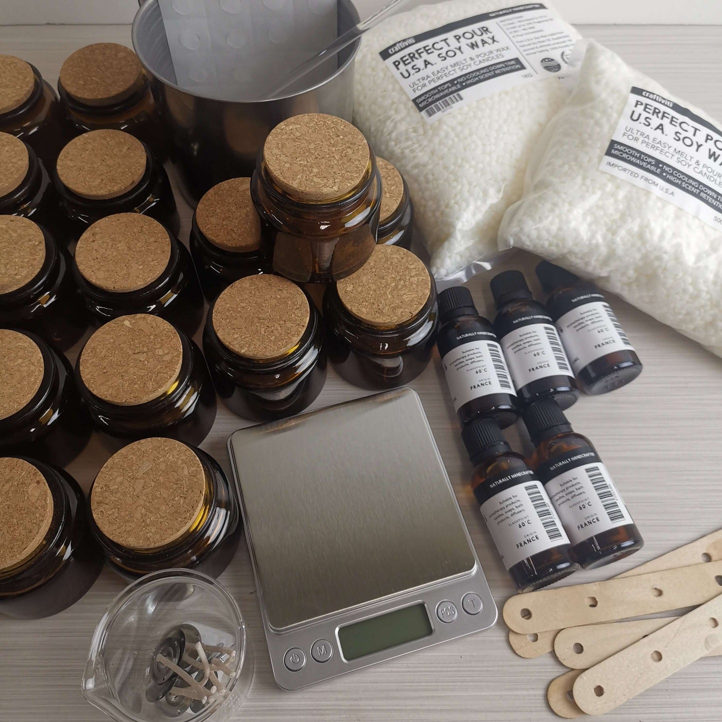 Business Startup Kit 2 – 20pcs x 70g Soy Wax Candles