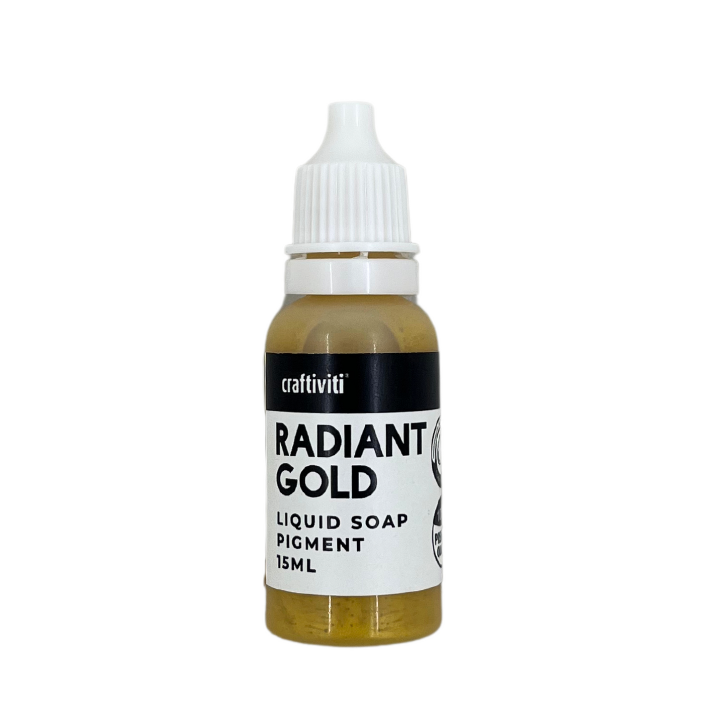Liquid Soap Pigment 15ml - Radiant Gold