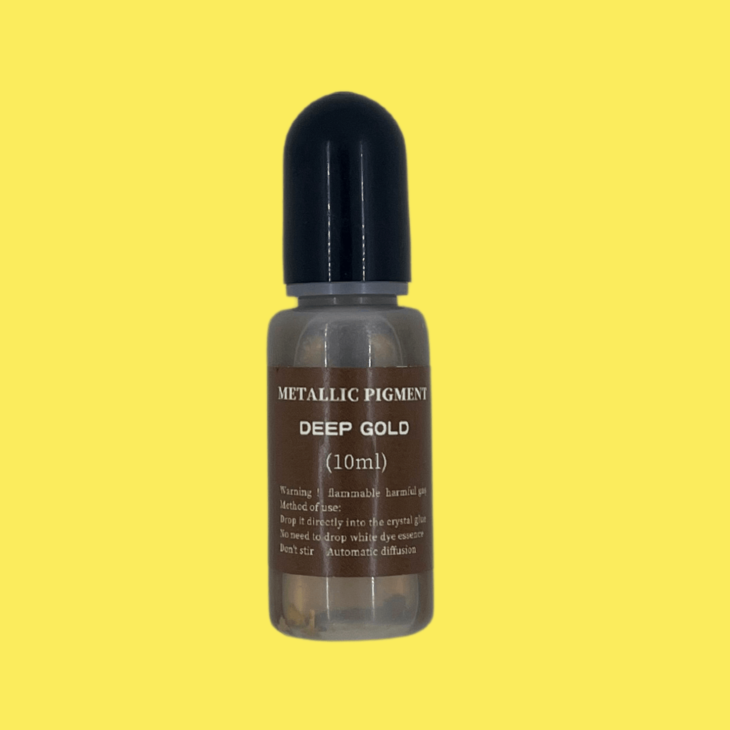 Metallic Epoxy Resin Alcohol Ink - 10ml - Deep Gold