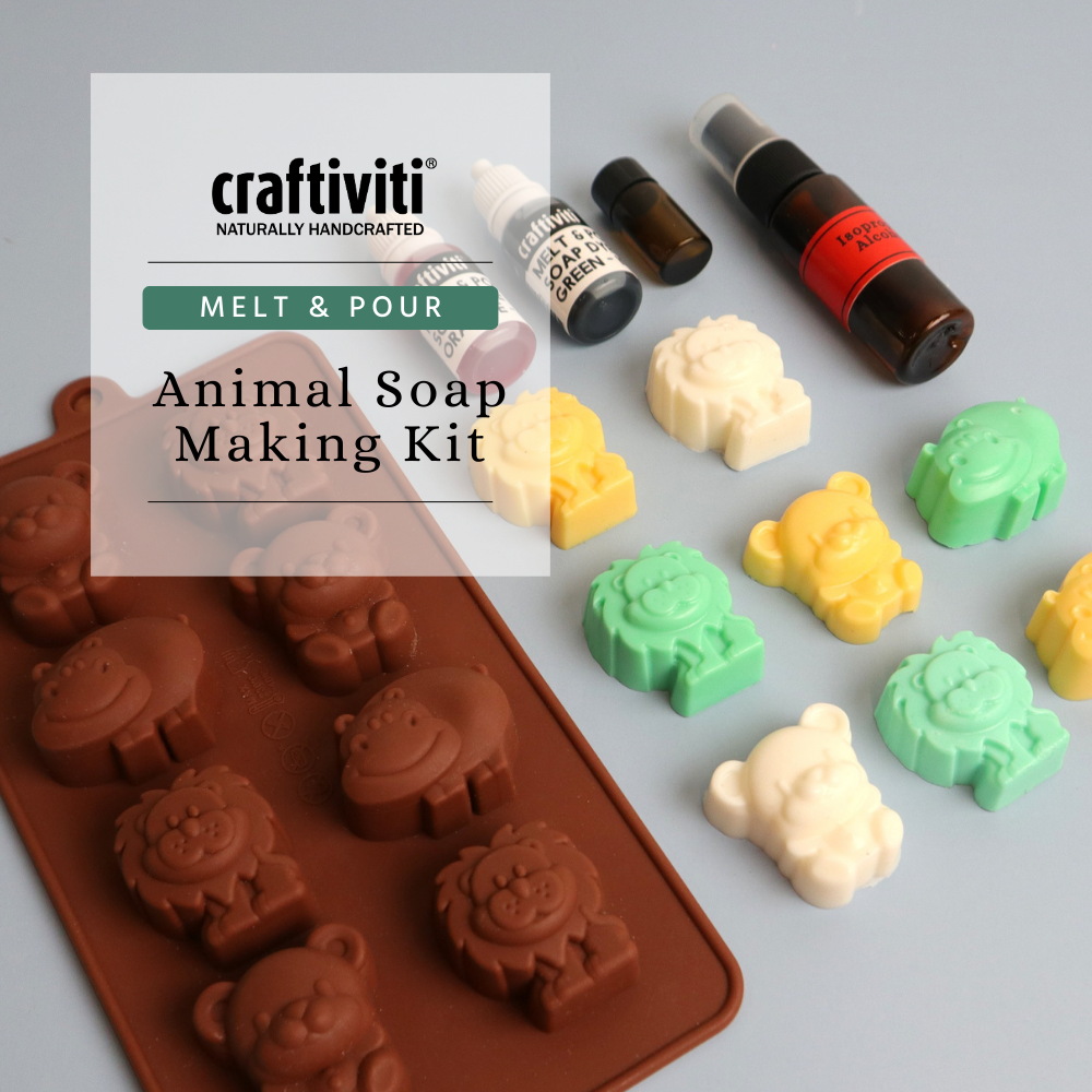 Mini Crafti-Kit - Melt & Pour Animal Soap Making Kit – Craftiviti
