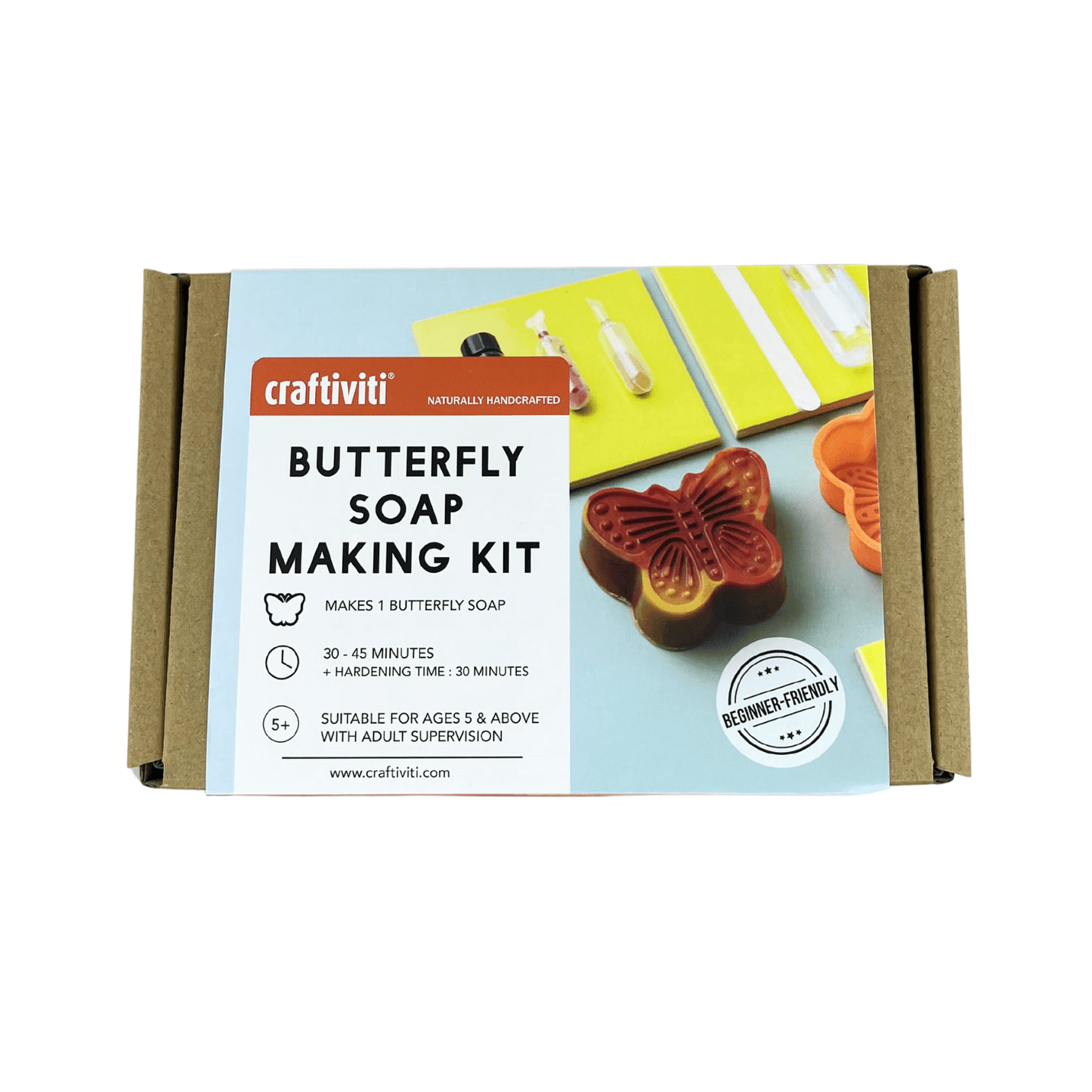 Crafti-Kit - Melt & Pour Butterfly Soap Making Kit
