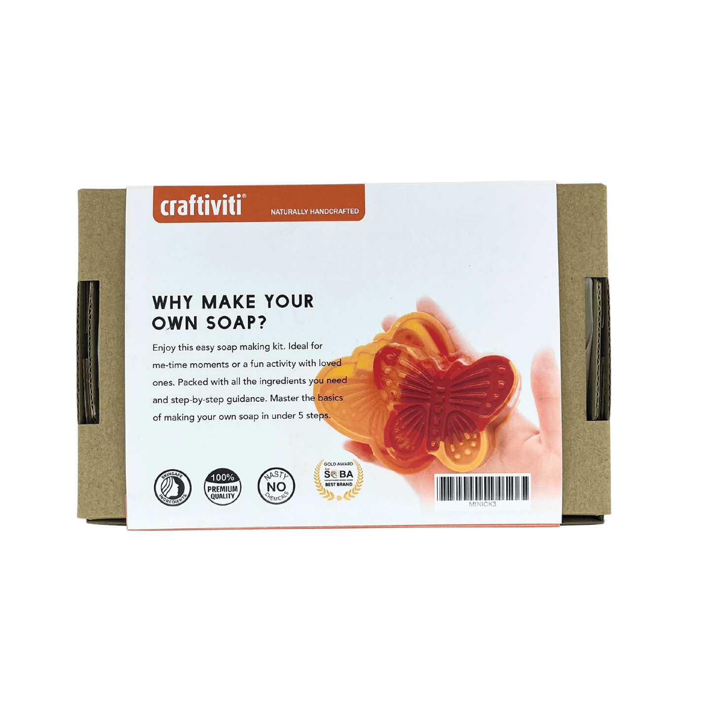 Crafti-Kit - Melt & Pour Butterfly Soap Making Kit