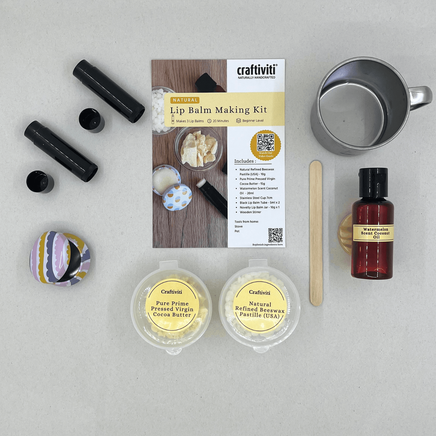 Crafti-Kit - Natural Lip Balm Making Kit