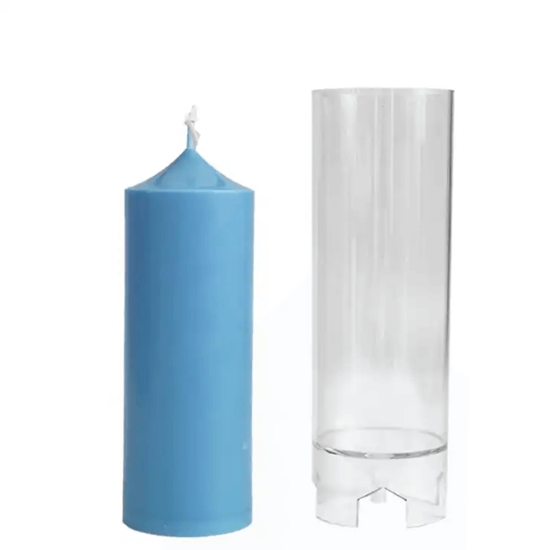 Acrylic Round Pillar Candle Mold