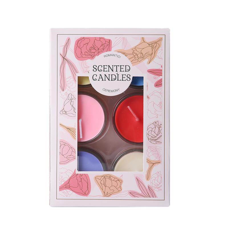 Scented Tea Light Candles - 6pcs