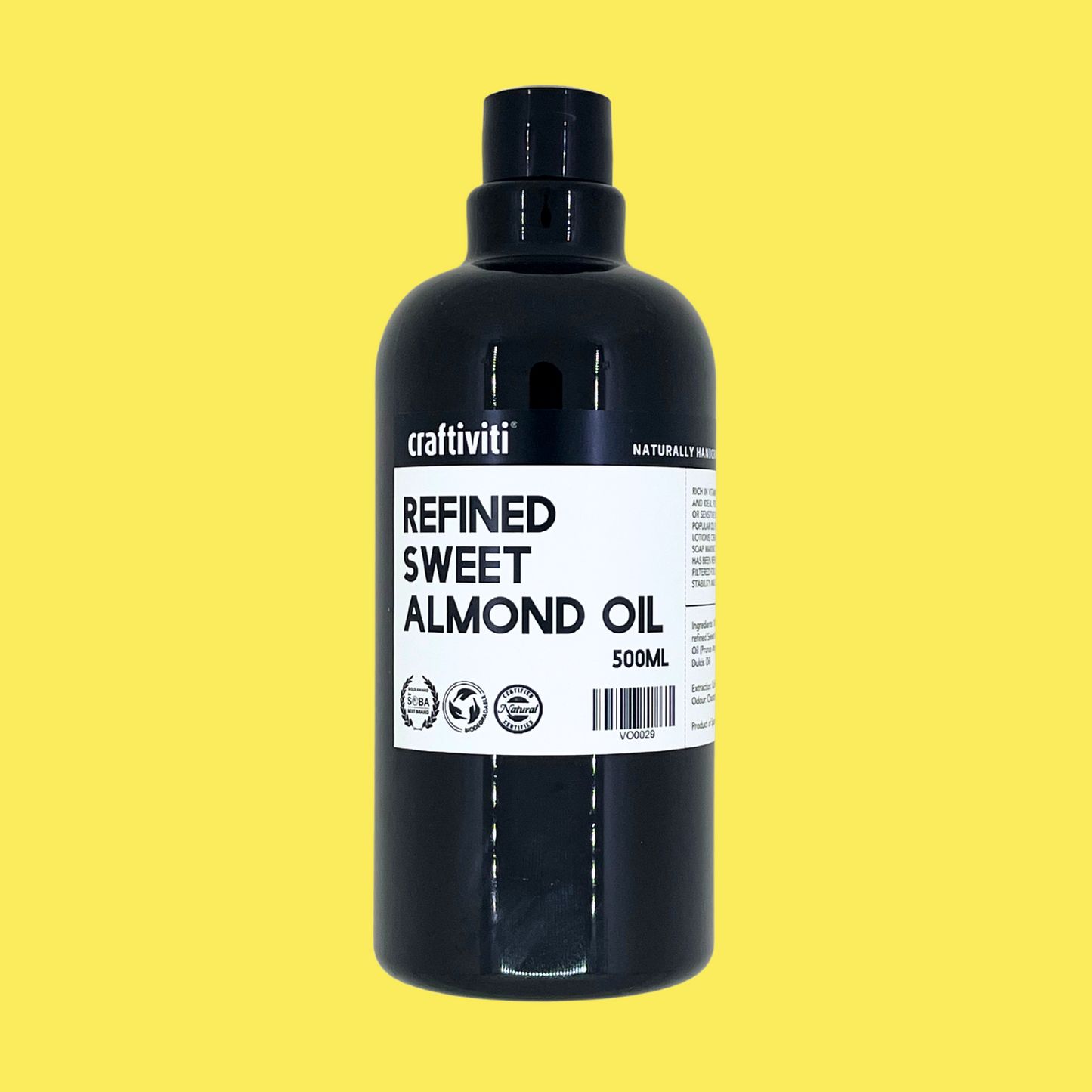 Refined Sweet Almond Oil (Italy & Spain) - Cosmetic Grade
