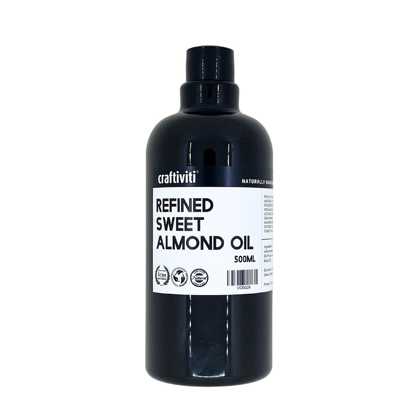 Refined Sweet Almond Oil (Italy & Spain) - Cosmetic Grade
