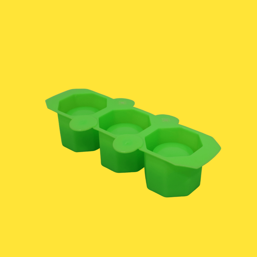 Hexagon Vase Mold 60g - 3pcs