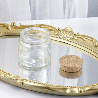 Small Glass Jar with Cork - 100ml - Clear Transparent