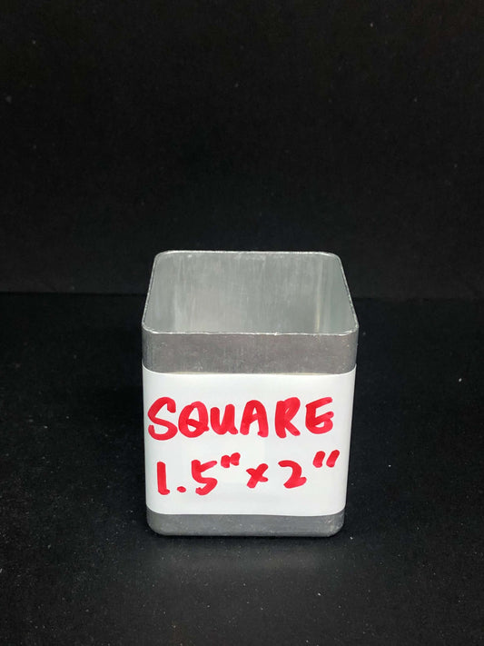 Square Aluminium Candle Mold