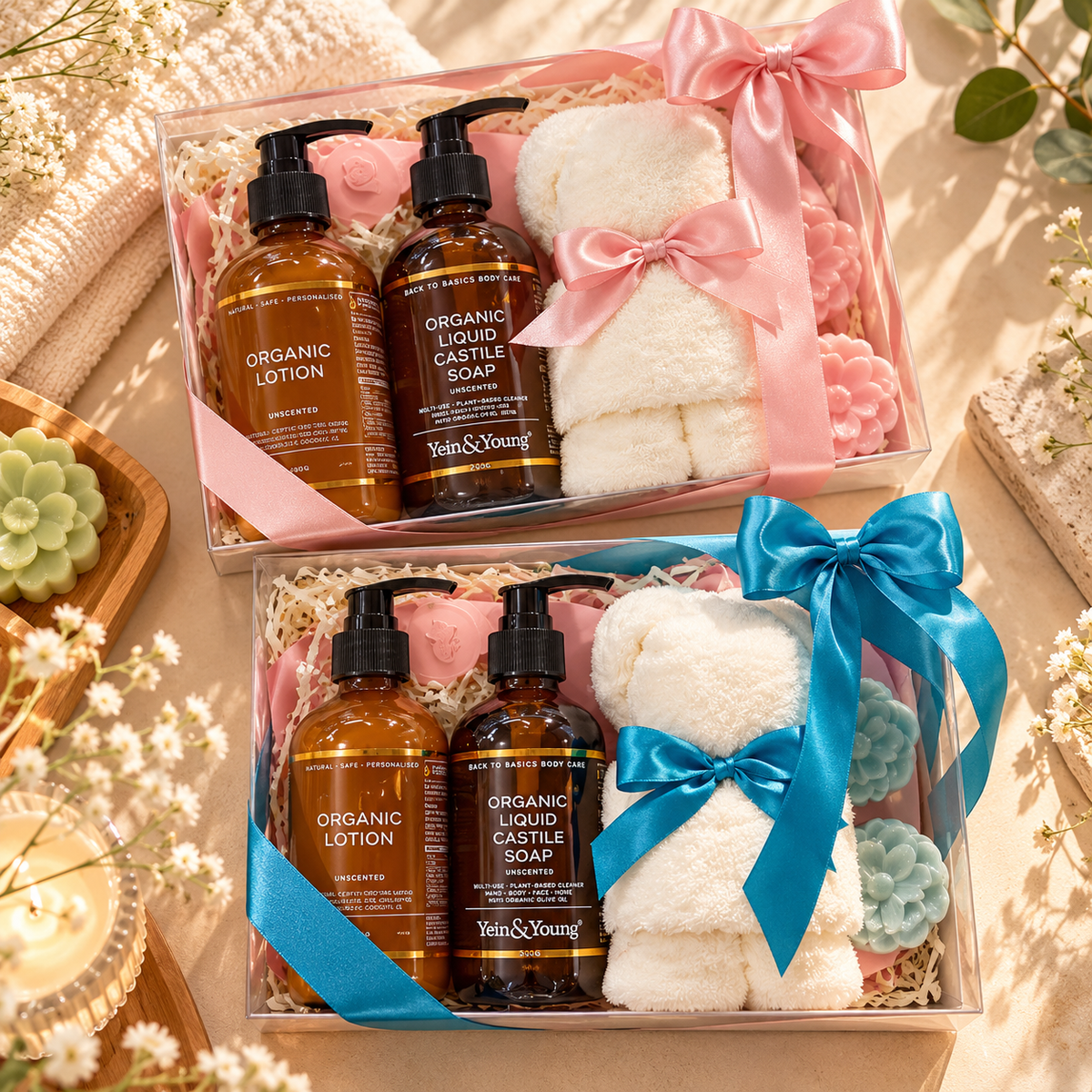 Yein&Young Baby Gift Set: Baby's First Bath Gift Set