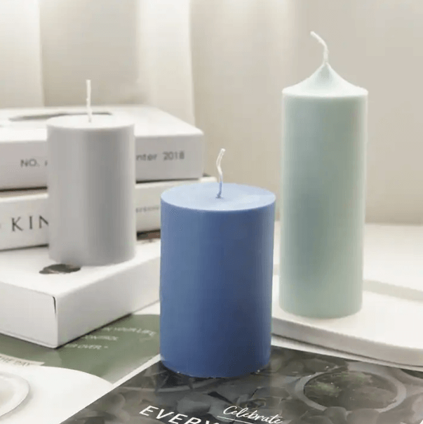Acrylic Round Pillar Candle Mold