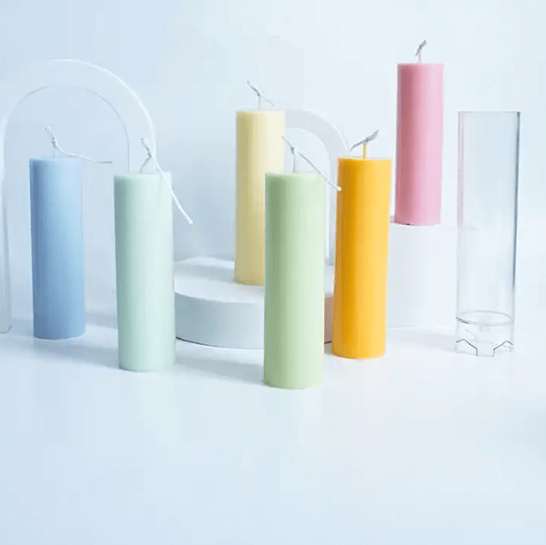 Acrylic Round Pillar Candle Mold