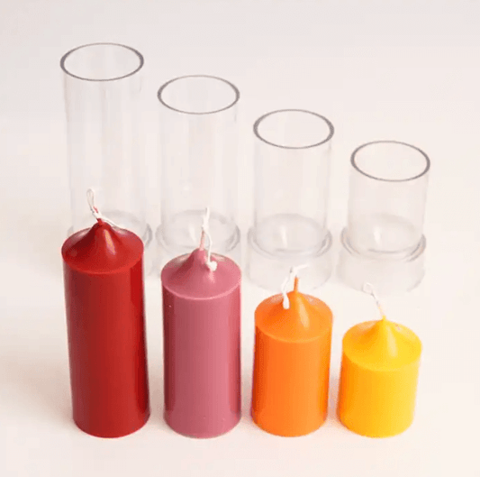 Acrylic Round Pillar Candle Mold
