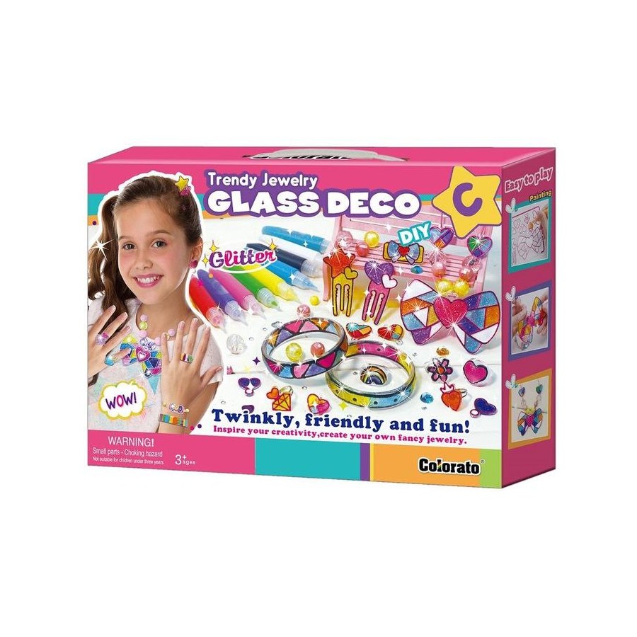 COLORATO - TRENDY JEWELRY GLASS DECO C7R