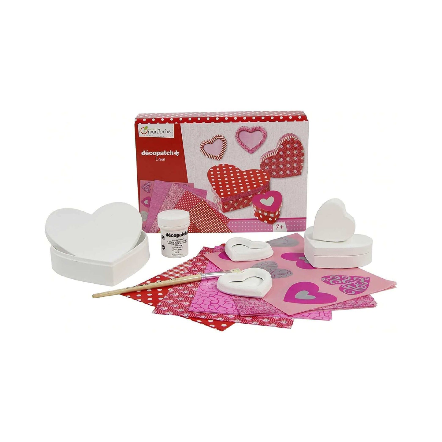 AVENUE MANDARINE Creative Box decopatch Love Kit Default Title