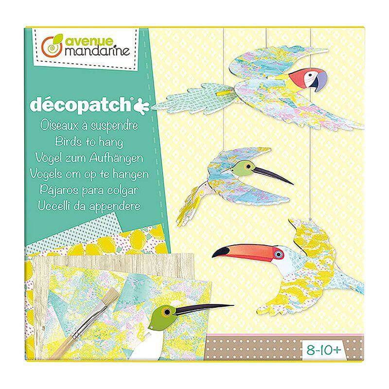 AVENUE MANDARINE Creative Box decopatch Birds To Hang Default Title