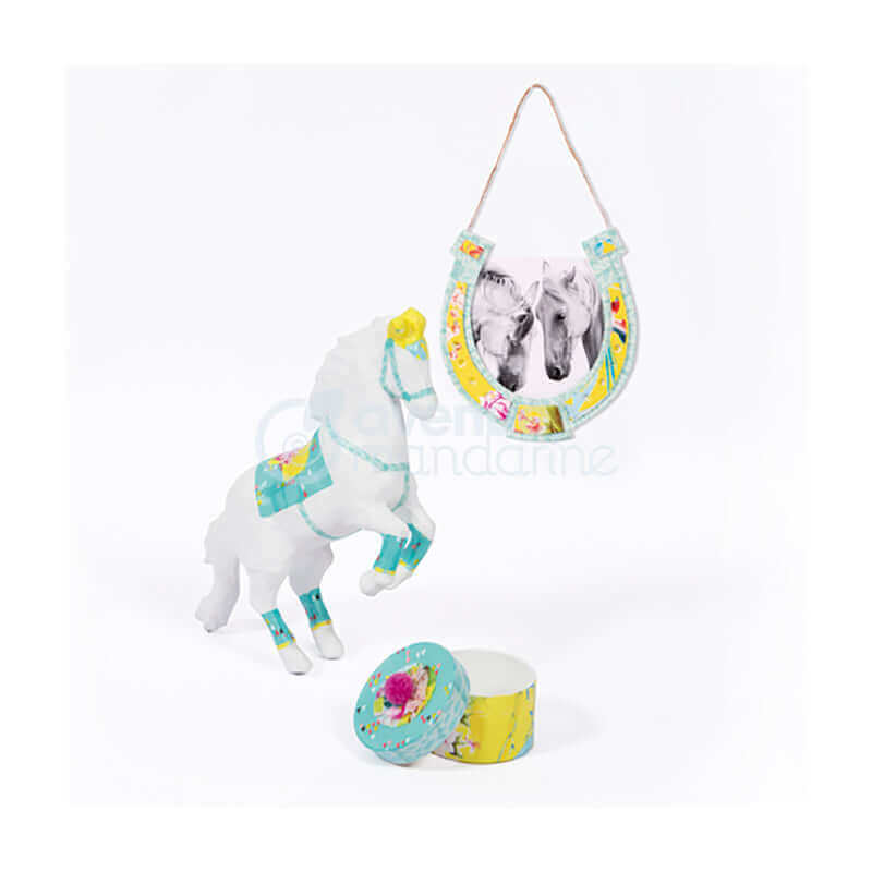 AVENUE MANDARINE Creative Box decopatch Horse Riding Default Title