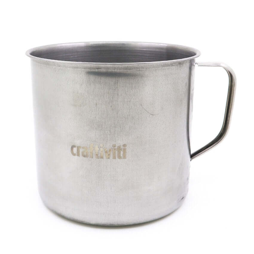 Craftiviti Stainless Steel Cup with Handle - 12cm(D)