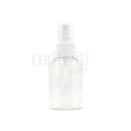 Plastic Spray Bottle - Clear - 50ml