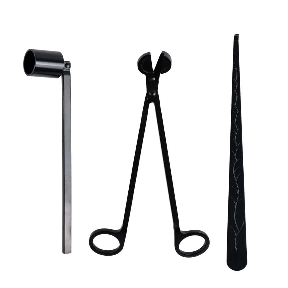 Candle Care Tools - 3pcs Set (Black)