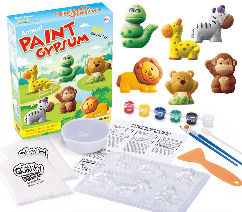 Animals - Paint Gypsum Kit