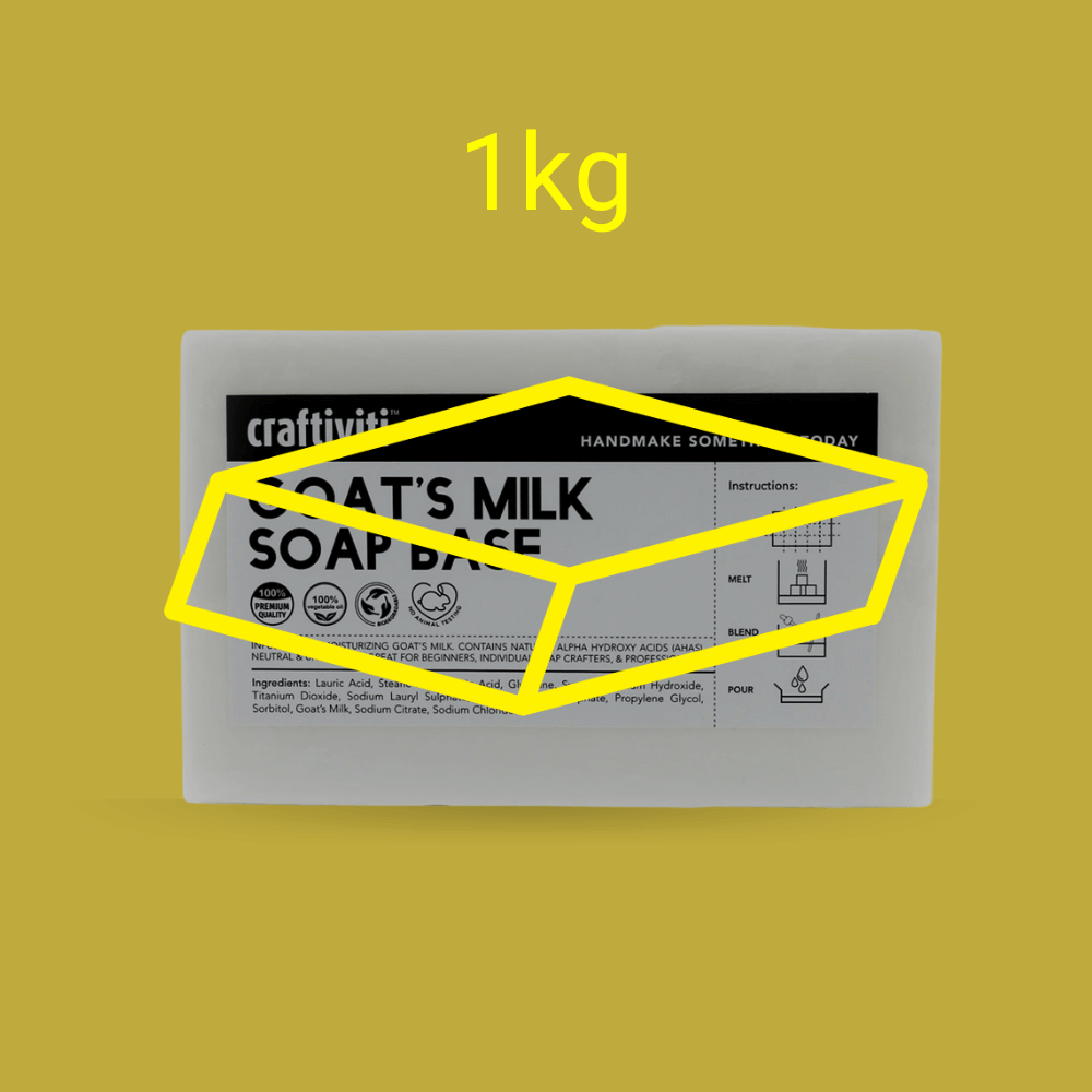 Goat's Milk Soap Base - 1kg