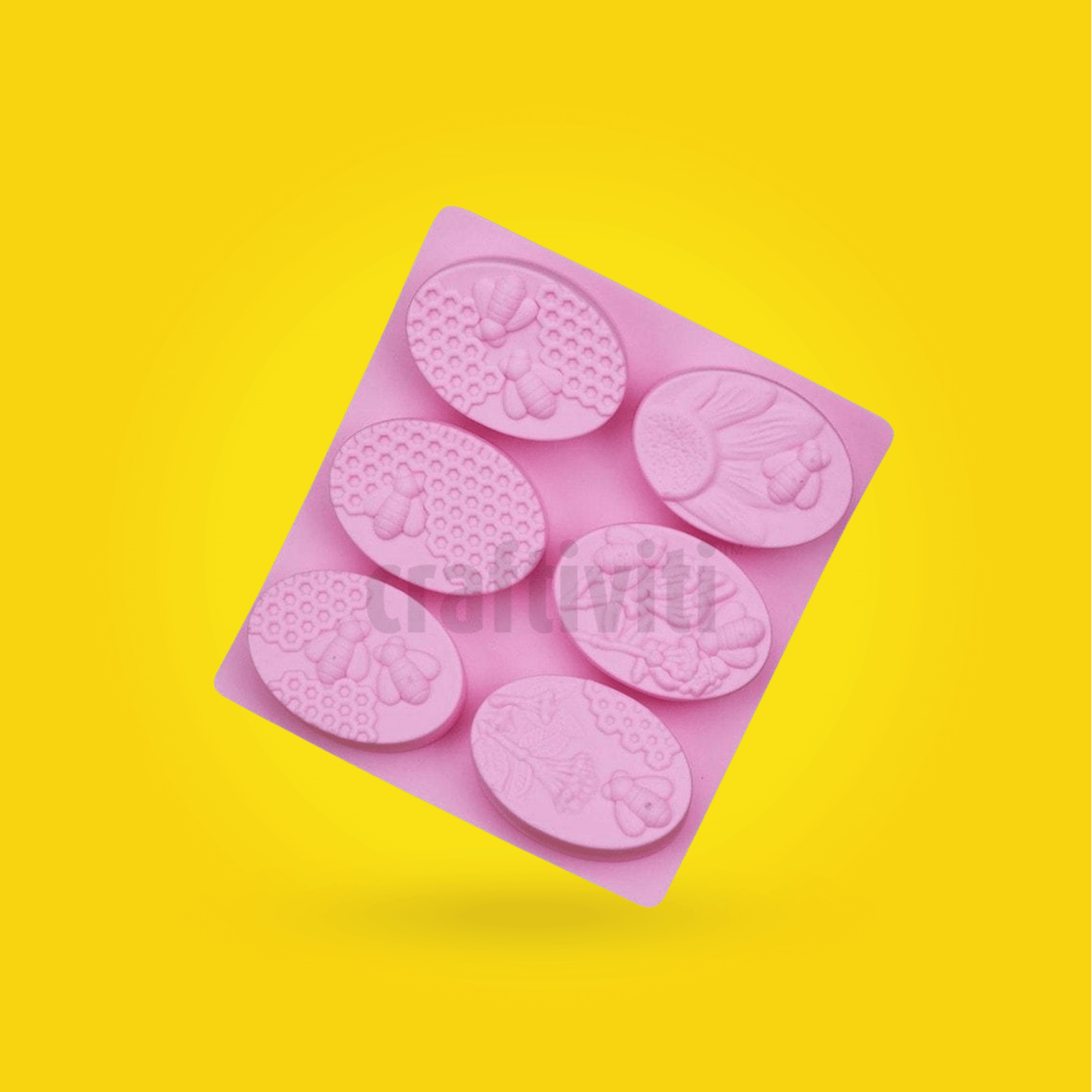 Honey Bee Silicone Mold - 6pcs
