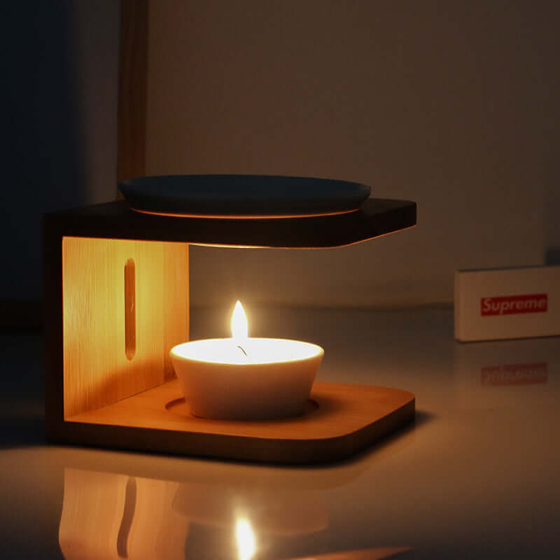 Bamboo Essential Oil Burner