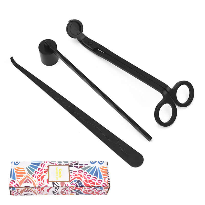 Candle Care Tools - 3pcs Set (Black)