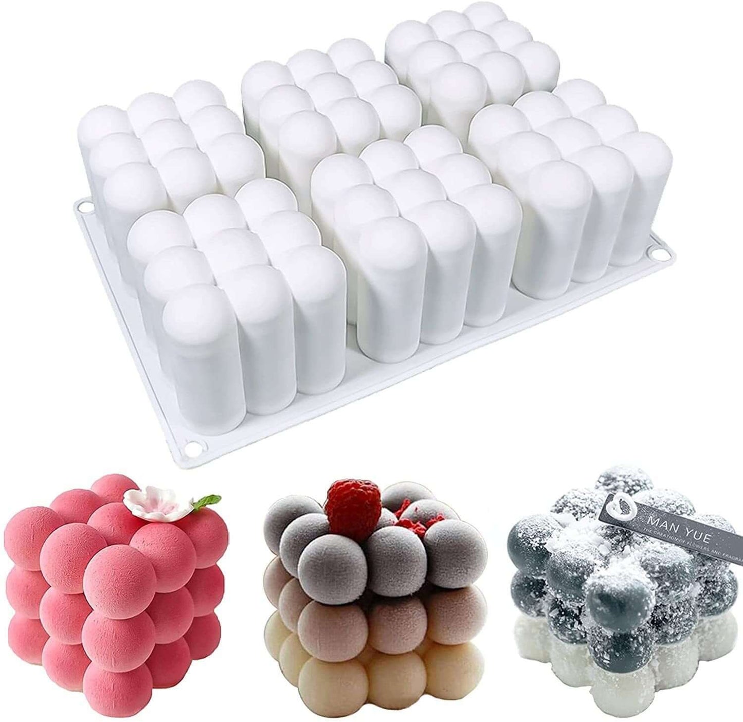 Bubble Silicone Mold - 6pcs