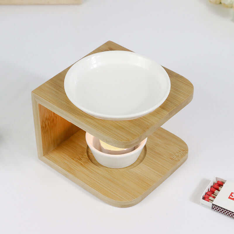 Bamboo Essential Oil Burner