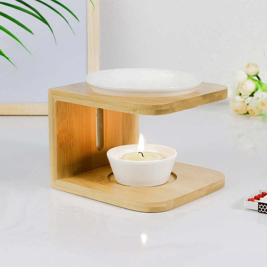 Bamboo Essential Oil Burner